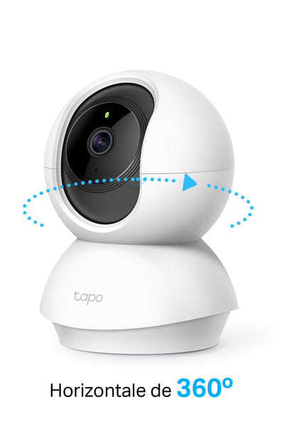 Caméra de Surveillance Intérieure 2K 3MP Connectée 360° - Tapo C210