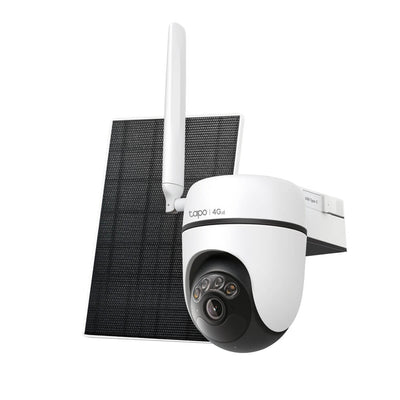 Camera de Surveillance Solaire 4G Panoramique 2K 3MP Imperméable IP65 - Tapo C615G KIT