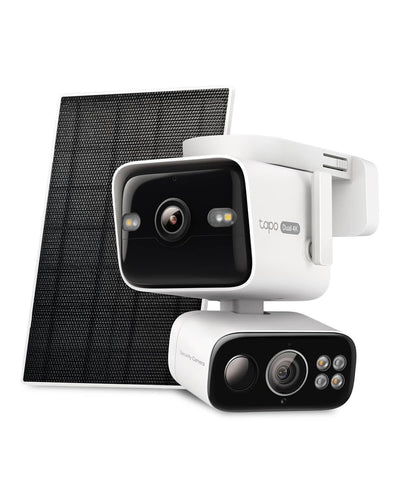 Caméra de Surveillance Solaire 4K Ultra HD Panoramique Double Objectif AOV - Tapo C675D KIT