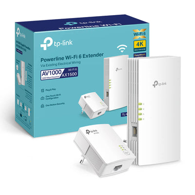 Kit CPL Gigabit AV1000 WiFi 6 AX1500 - TP-Link TL-WPA7817 KIT